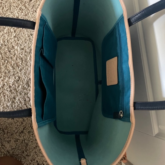 Coach Blue Tote Bag - Picture 3 of 6